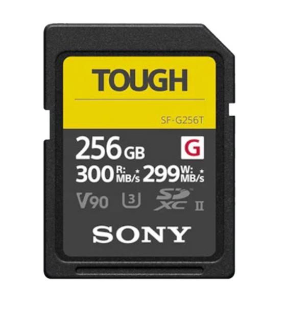 Sony 256 GB SDXC UHS-II R300 TOUGH Class10 Speicherkarte